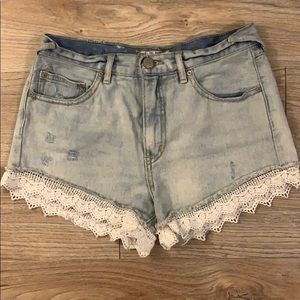 Free People denim shorts